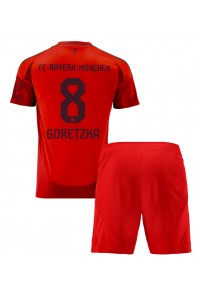 Bayern Munich Leon Goretzka #8 Babytruitje Thuis tenue Kind 2024-25 Korte Mouw (+ Korte broeken)